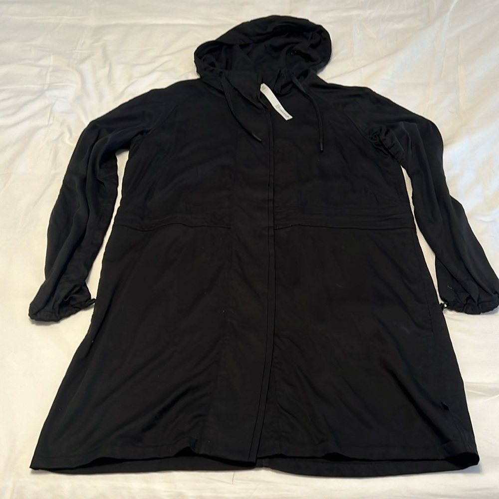 Black lululemon trench